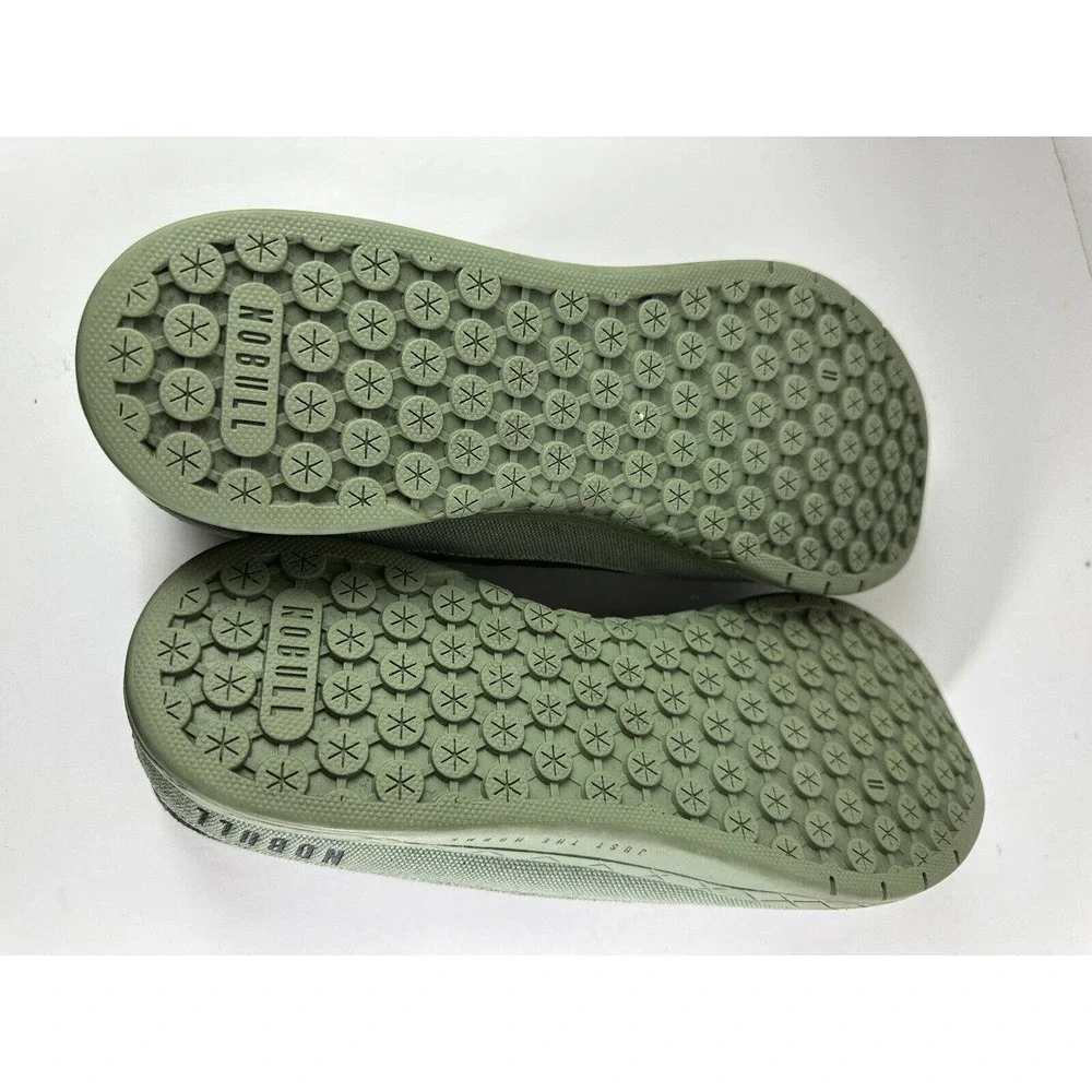 NoBull Forest Camo Canvas Mid Trainer Sneakers Green Shoes Men's 13 Rare HTF - Picture 11 of 15